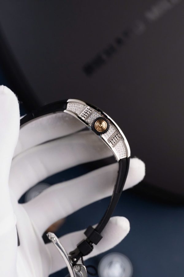 Đồng Hồ Nữ Richard Mille RM07-01 Replica 11 Đính Đá Dây Cao Su Xưởng ZF 36mm (2)