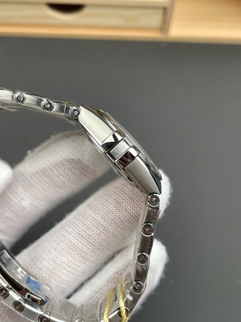 Đồng Hồ Omega Constellation Replica 11 Mặt Số Xà Cừ Đính Đá Máy Cơ Automatic 28mm (1)