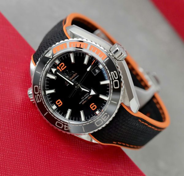 Đồng Hồ Omega Planet Ocean 600M Replica 11 Dây Cao Su Nhà Máy VS 43 (2)