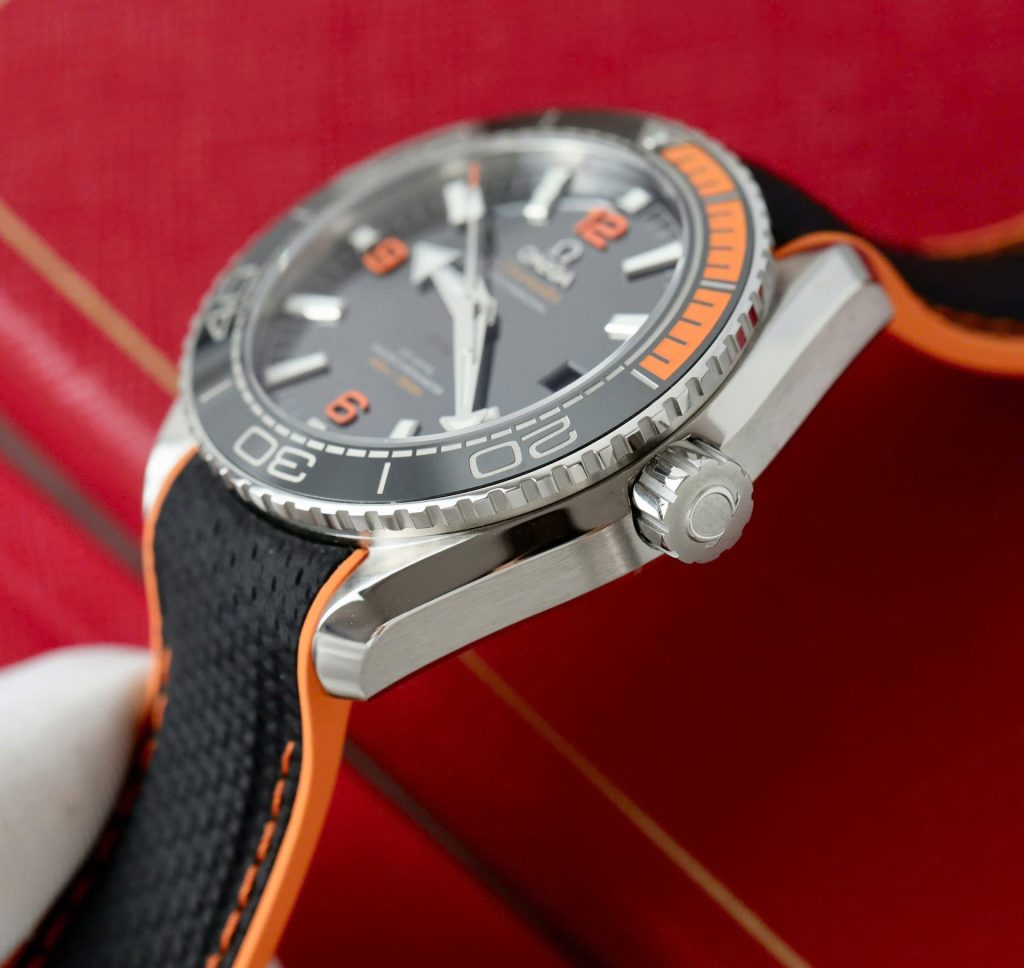 Đồng Hồ Omega Planet Ocean 600M Replica 11 Dây Cao Su Nhà Máy VS 43 (2)