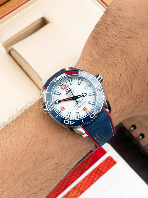 Đồng Hồ Omega Seamaster Planet Ocean 600M Replica 11 Mặt Trắng Dây Cao Su Xưởng VS 43,5mm (2)