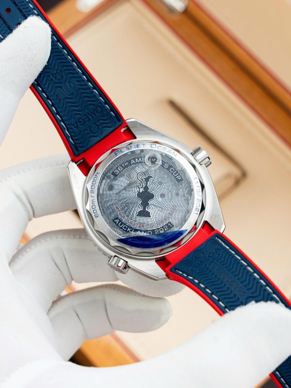 Đồng Hồ Omega Seamaster Planet Ocean 600M Replica 11 Mặt Trắng Dây Cao Su Xưởng VS 43,5mm (2)
