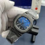 Đồng Hồ Patek Philippe Chế Tác Natilus 5711 DIW Carbon Màu Đen Mặt Xanh Siêu Nhẹ 40mm (1)