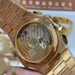 Đồng Hồ Patek Philippe Nautilus 5990 Mặt Xanh Blue Replica 11 Mạ Vàng Hồng 40 (2)
