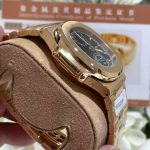 Đồng Hồ Patek Philippe Nautilus 5990 Mặt Xanh Blue Replica 11 Mạ Vàng Hồng 40 (2)