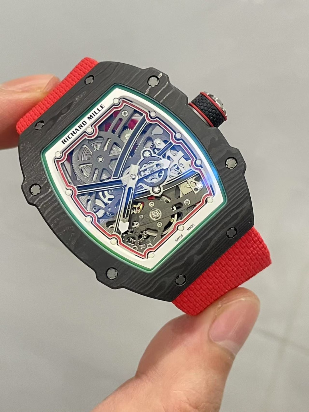 Đồng Hồ Richard Mille Chế Tác RM67-02 Vỏ Carbon Siêu Mỏng Siêu Nhẹ 37 Grams 38.7×47 (1)