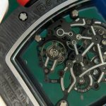 Đồng Hồ Richard Mille RM055 Vỏ Carbon NTPT Chế Tác Màu Trắng Nhà Máy ZF 49.9×42 (2)