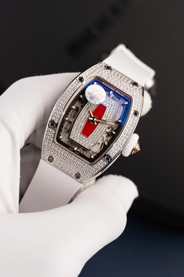 Đồng Hồ Richard Mille RM07-01 Rep 11 Nữ Màu Trắng Máy Cơ Tự Động Xưởng ZF 36mm (2)