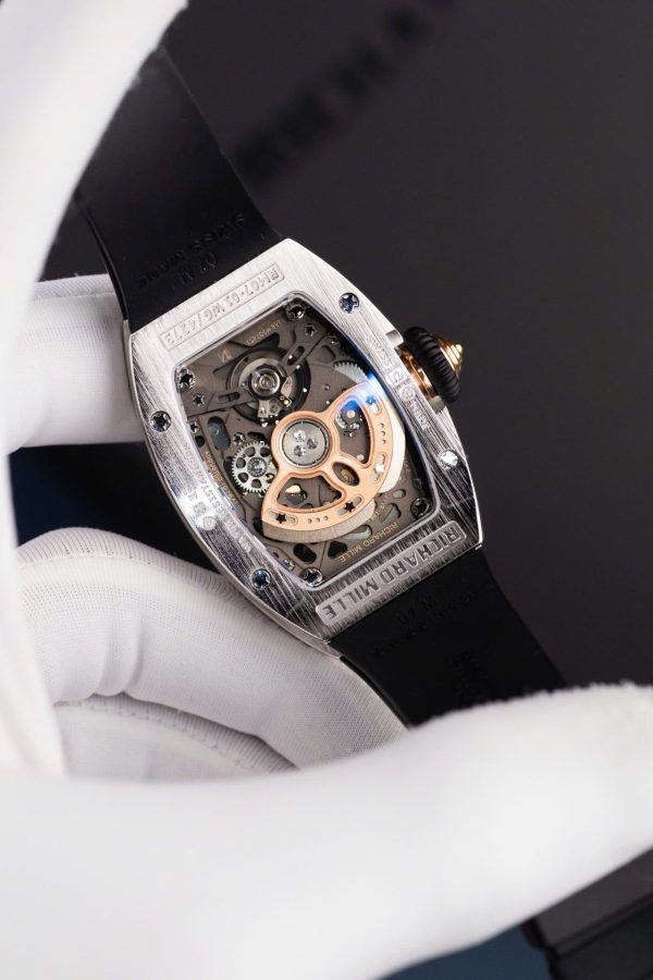 Đồng Hồ Richard Mille RM07-01 Rep Cao Cấp Nữ Màu Đen Đính Đá Nhà Máy ZF 36mm (2)