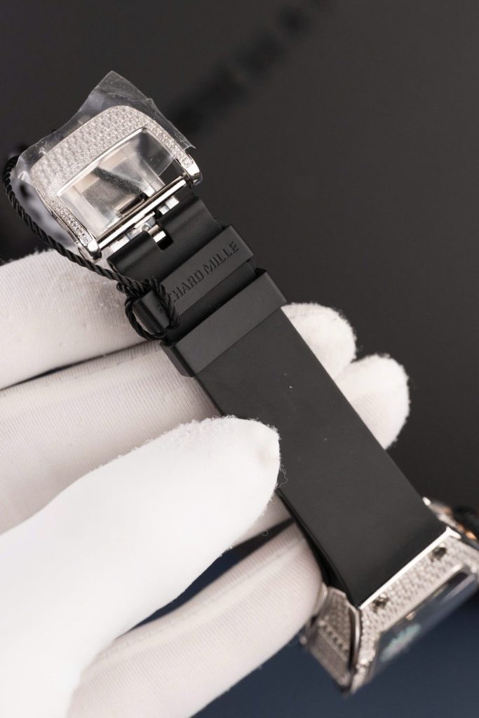 Đồng Hồ Richard Mille RM07-01 Rep Cao Cấp Nữ Màu Đen Đính Đá Nhà Máy ZF 36mm (2)