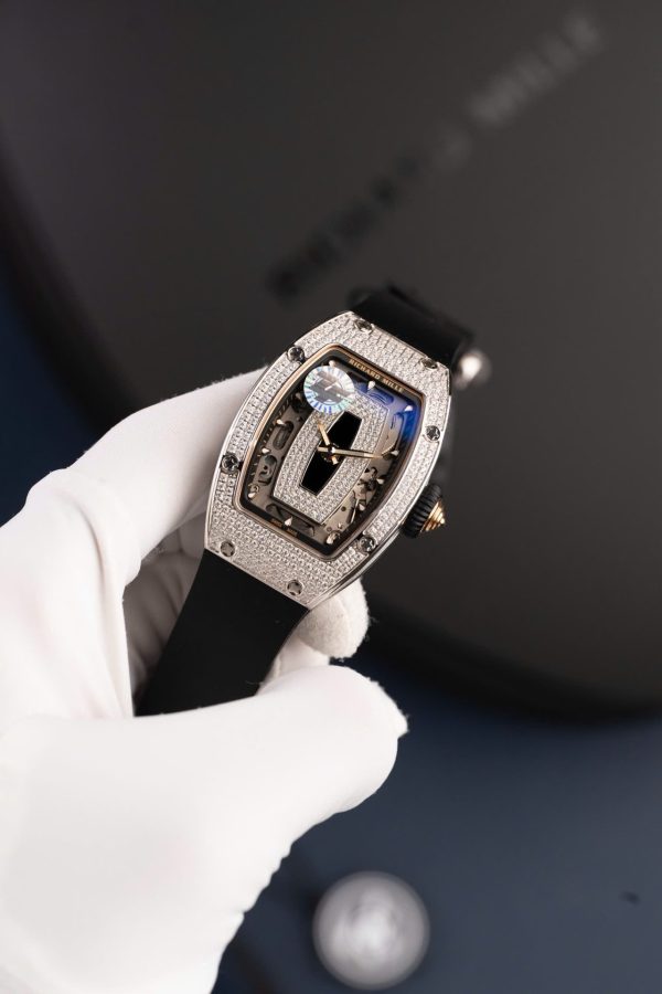 Đồng Hồ Richard Mille RM07-01 Rep Cao Cấp Nữ Màu Đen Đính Đá Nhà Máy ZF 36mm (2)