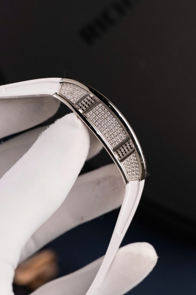 Đồng Hồ Richard Mille RM07-01 Rep Cao Cấp Nữ Màu Trắng Đính Đá Xưởng ZF 36mm (2)