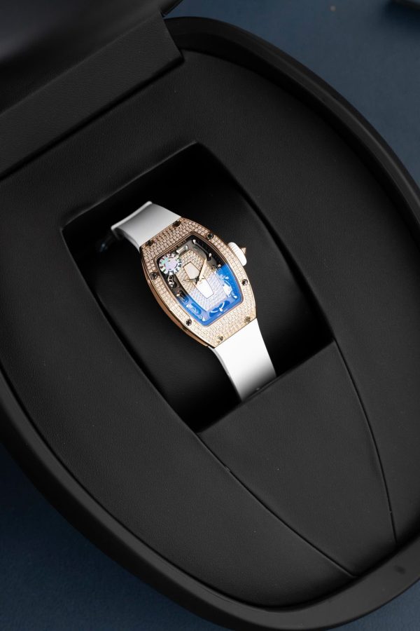 Đồng Hồ Richard Mille RM07-01 Replica 11 Nữ Màu Trắng Máy Cơ Tự Động Xưởng ZF 36mm (2)