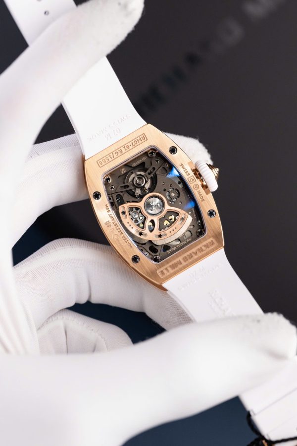 Đồng Hồ Richard Mille RM07-01 Replica 11 Nữ Màu Trắng Máy Cơ Tự Động Xưởng ZF 36mm (2)