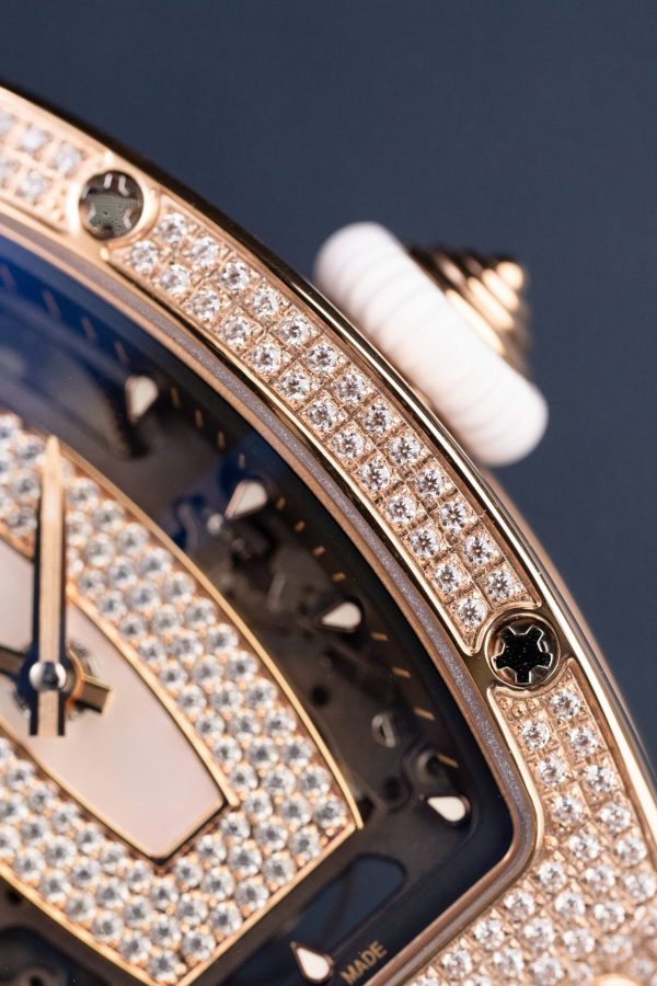 Đồng Hồ Richard Mille RM07-01 Replica 11 Nữ Màu Trắng Máy Cơ Tự Động Xưởng ZF 36mm (2)