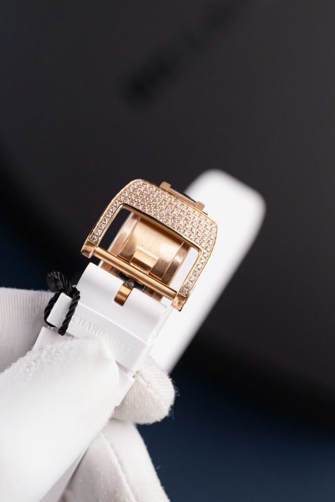 Đồng Hồ Richard Mille RM07-01 Replica 11 Nữ Màu Trắng Máy Cơ Tự Động Xưởng ZF 36mm (2)