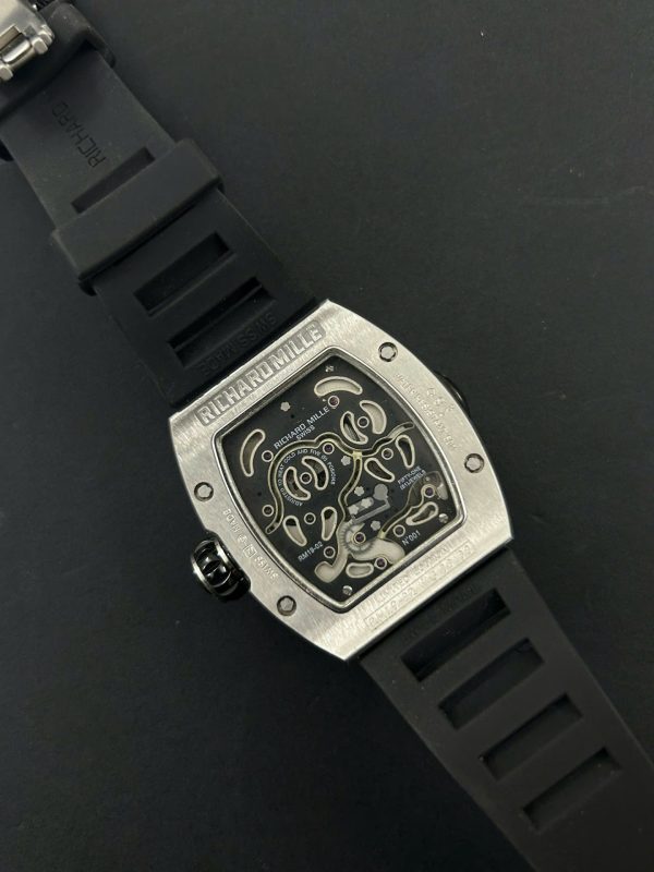 Đồng Hồ Richard Mille RM19-02 Rep 11 Đính Full Đá Dây Cao Su Đen 44mm (2)