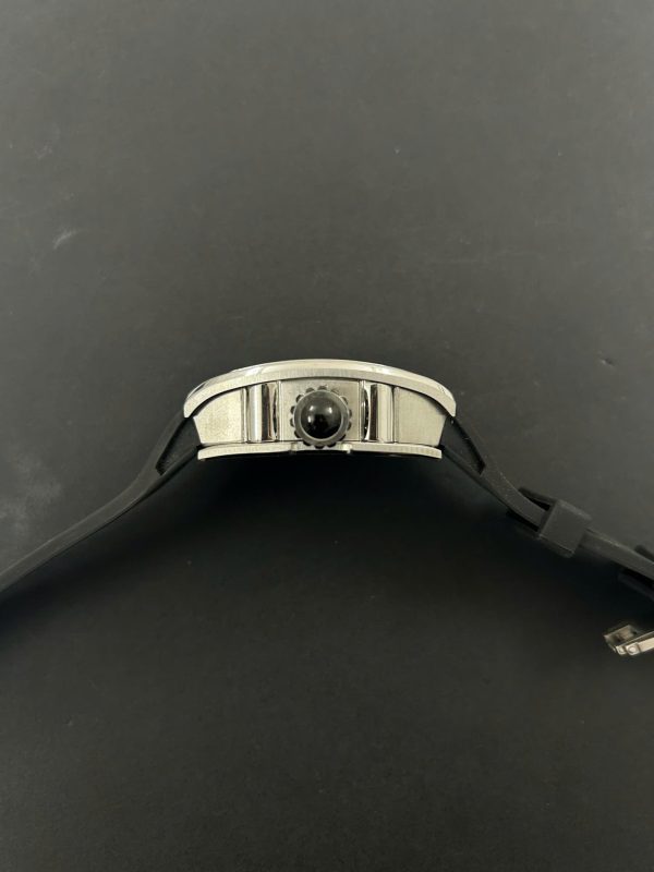 Đồng Hồ Richard Mille RM19-02 Rep 11 Đính Full Đá Dây Cao Su Đen 44mm (2)