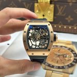 Đồng Hồ Richard Mille Rep Cao Cấp RM035 Americas Toro Mạ Vàng Hồng Dây Cao Su Xưởng ZF 40x48mm (2)