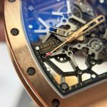Đồng Hồ Richard Mille Rep Cao Cấp RM035 Americas Toro Mạ Vàng Hồng Dây Cao Su Xưởng ZF 40x48mm (2)