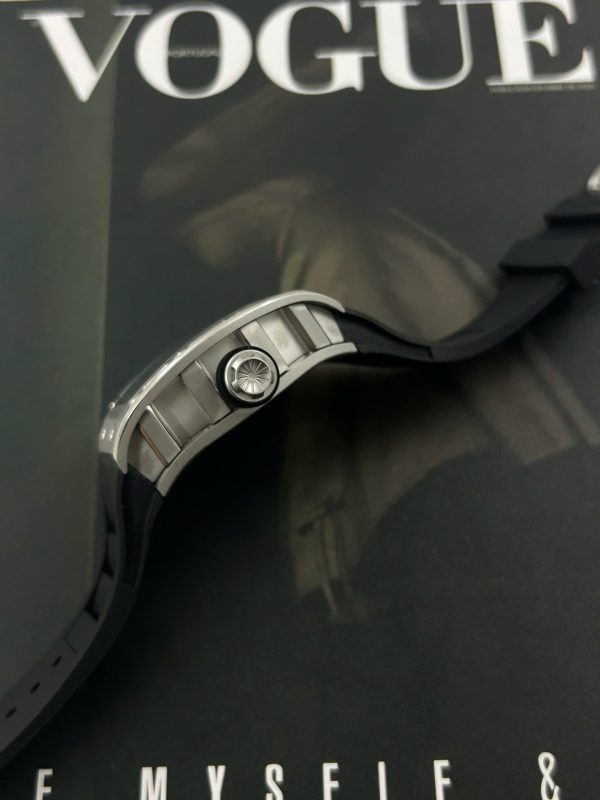 Đồng Hồ Richard Mille Replica 11 RM052 Flyback Tourbillon Skull Dây Cao Su 43mm (1)