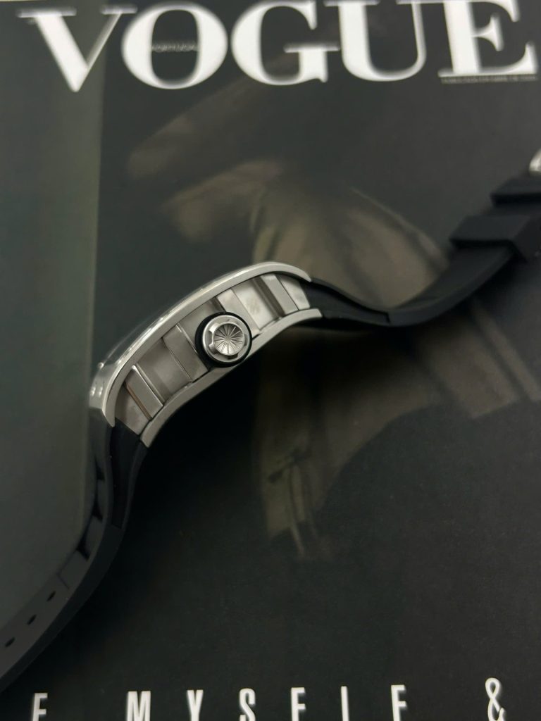 Đồng Hồ Richard Mille Replica 11 RM052 Flyback Tourbillon Skull Dây Cao Su 43mm (1)