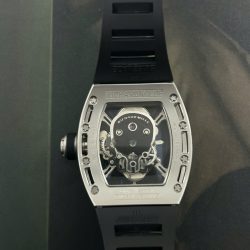 Đồng Hồ Richard Mille Replica 11 RM052 Flyback Tourbillon Skull Dây Cao Su 43mm (1)
