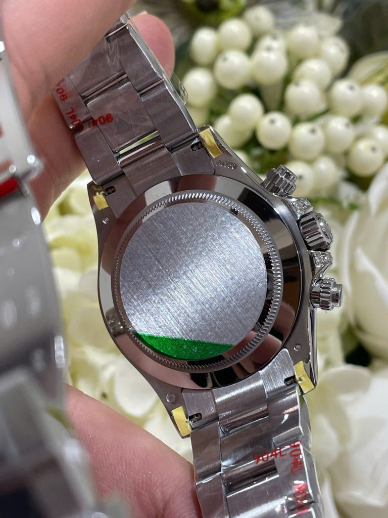 Đồng Hồ Rolex Chế Tác Daytona 126599TSA Bọc Vàng Trắng 18K Đá Sapphire Xanh Nhân Tạo 40mm (1)