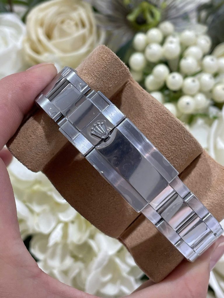 Đồng Hồ Rolex Chế Tác Daytona 126599TSA Bọc Vàng Trắng 18K Đá Sapphire Xanh Nhân Tạo 40mm (1)