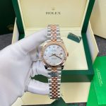 Đồng Hồ Rolex DateJust 126331 Mặt Xà Cừ Đính Đá Replica 11 Nhà Máy Clean 41mm (4)