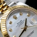 Đồng Hồ Rolex DateJust Replica Cao Cấp Mặt Khảm Xà Cừ Dây Đeo Jubilee Nhà Máy GM 41mm (1)
