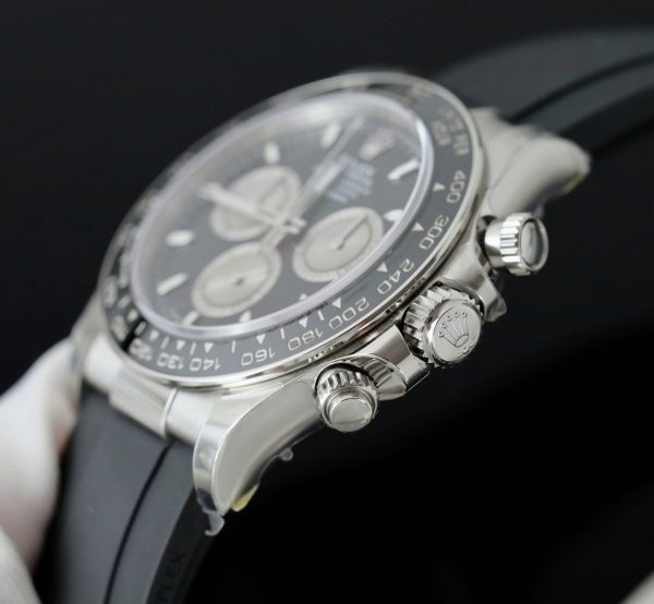 Đồng Hồ Rolex Daytona 126519 Replica 11 Mặt Đen Cọc Số Dạ Quang Nhà Máy VS 40mm (2)