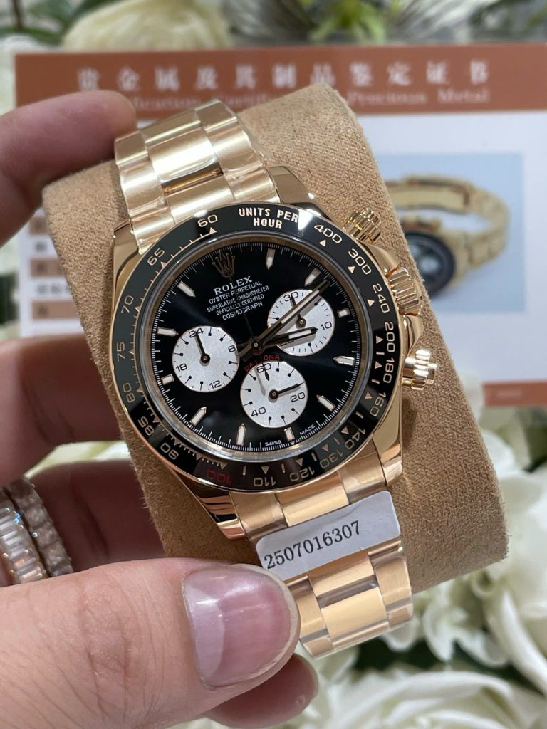 Đồng Hồ Rolex Chế Tác Daytona Le Mans 100th Year 126528LN Bọc Vàng Thật 18K 40mm