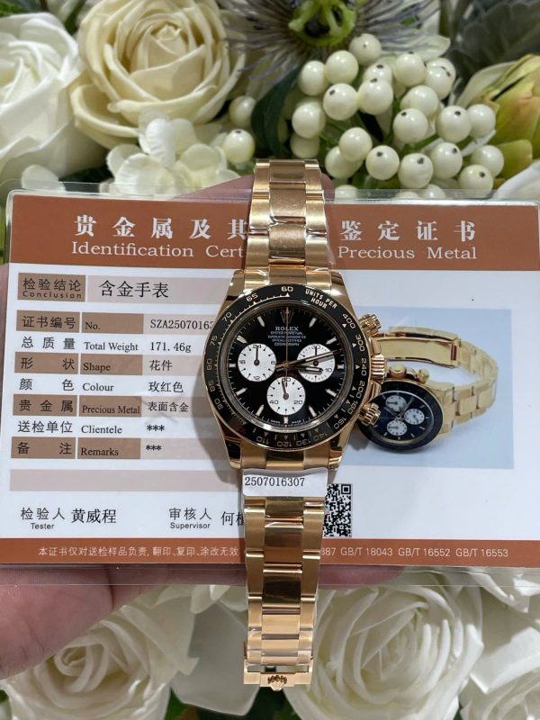 Đồng Hồ Rolex Chế Tác Daytona Le Mans 100th Year 126528LN Bọc Vàng Thật 18K 40mm
