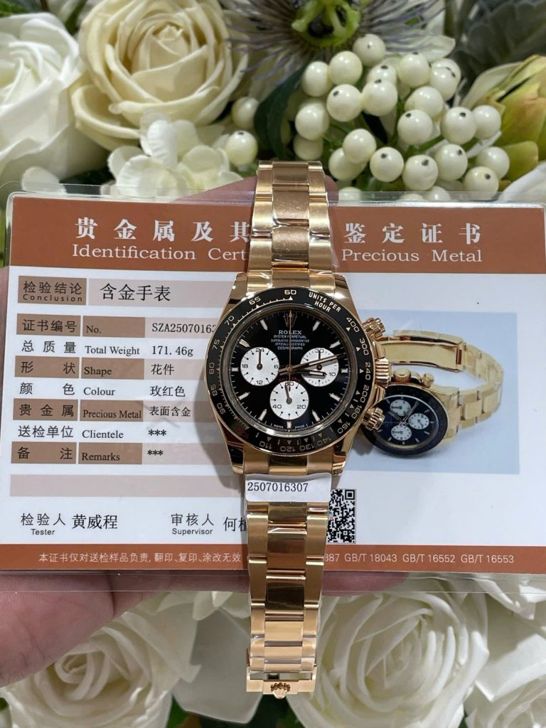 Đồng Hồ Rolex Chế Tác Daytona Le Mans 100th Year 126528LN Bọc Vàng Thật 18K 40mm