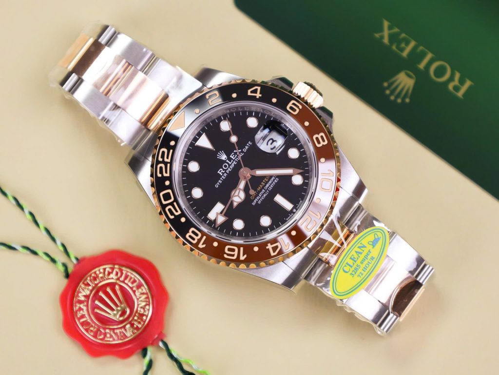 Đồng Hồ Rolex GMT-Master II 126711CHNR Root Beer Replica Clean Factory (4)