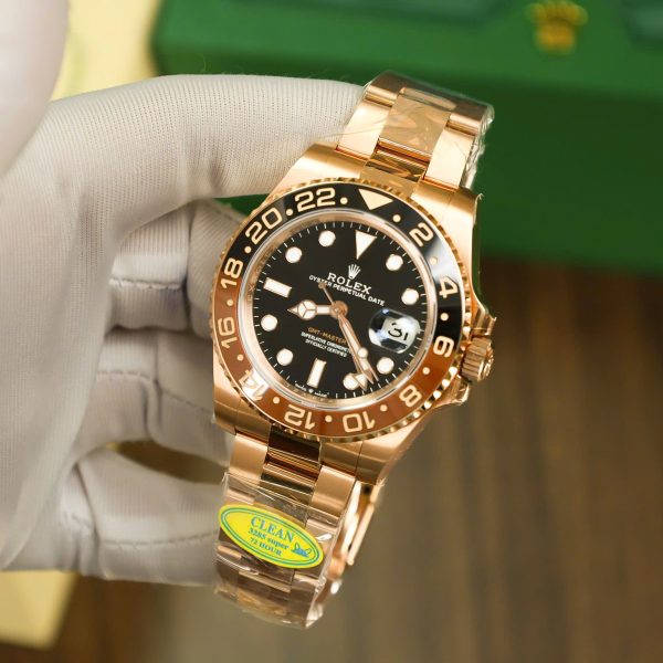 Đồng Hồ Rolex GMT-Master II 126715CHNR Root Beer Chế Tác Nhà Máy Clean (5)