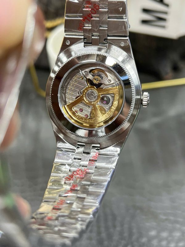 Đồng Hồ Rolex Land-Dweller 127334 Replica 11 Mặt Trắng Họa Tiết Tổ Ong 40mm (2)