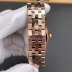 Đồng Hồ Rolex Land-Dweller 127335 Rep 11 Mạ Vàng Hồng Mặt Trắng Họa Tiết Tổ Ong 40mm (2)