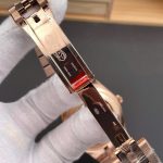 Đồng Hồ Rolex Land-Dweller 127335 Rep 11 Mạ Vàng Hồng Mặt Trắng Họa Tiết Tổ Ong 40mm (2)