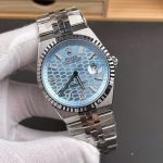 Đồng Hồ Rolex Land-Dweller 127336 Chế Tác Mặt Xanh Băng Họa Tiết Tổ Ong 40mm (2)