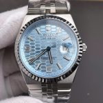 Đồng Hồ Rolex Land-Dweller 127336 Chế Tác Mặt Xanh Băng Họa Tiết Tổ Ong 40mm (2)