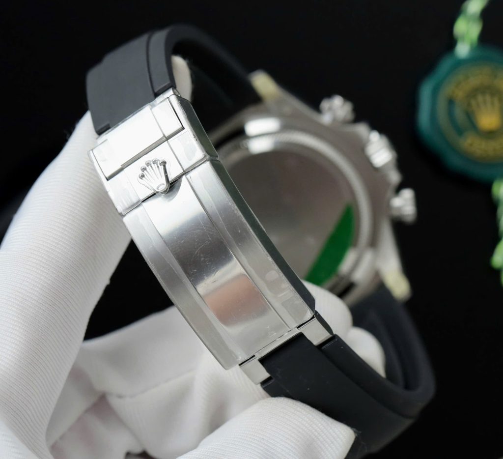 Đồng Hồ Rolex Nam Replica 11 Daytona 126519LN Mặt Đen Cọc Số Đính Đá Xưởng VS 40mm (2)