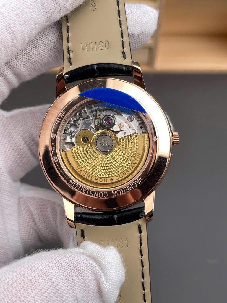 Đồng Hồ Vacheron Constantin Patrimony 85180 Rep 11 Màu Đen Dây Da Xưởng MKS 40mm (1)
