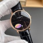 Đồng Hồ Vacheron Constantin Patrimony 85180 Rep 11 Màu Đen Dây Da Xưởng MKS 40mm (1)