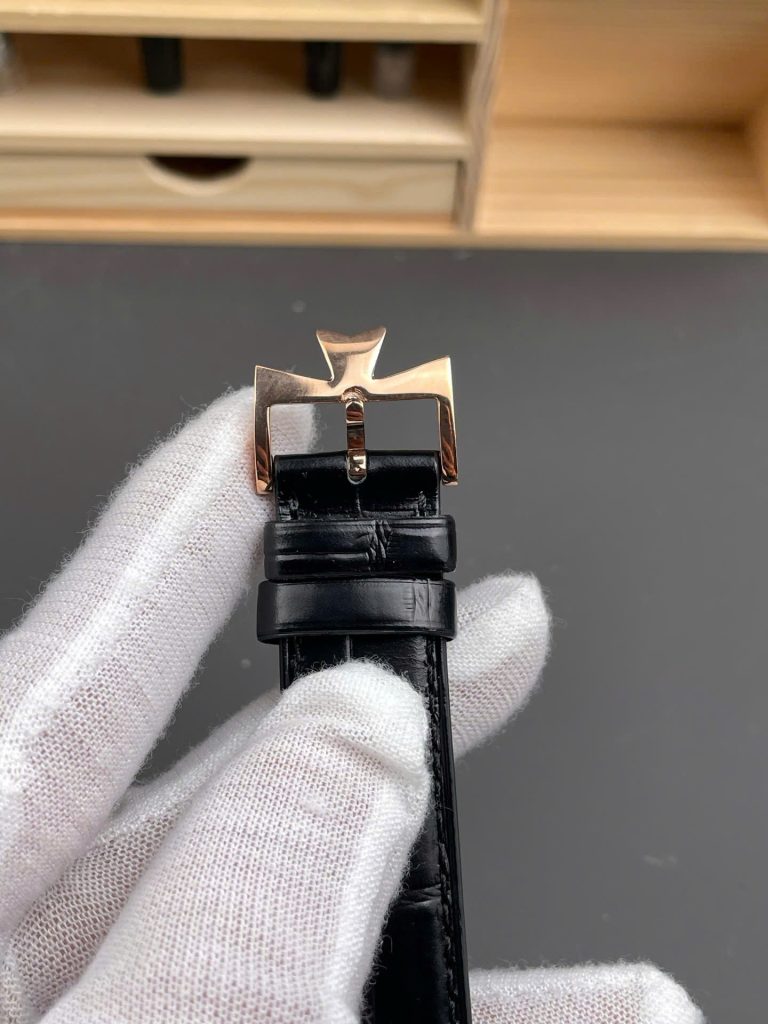 Đồng Hồ Vacheron Constantin Patrimony 85180 Rep 11 Màu Đen Dây Da Xưởng MKS 40mm (1)