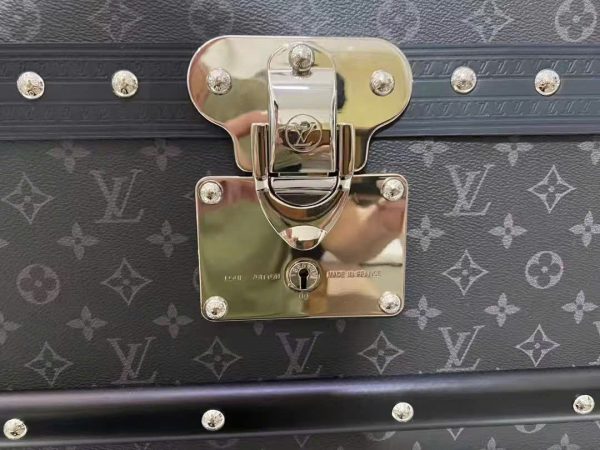 Rương Louis Vuitton LV Courrier Lozine 110 Replica 11 Họa Tiết Monogram Màu Xám 112x52x56 (2)