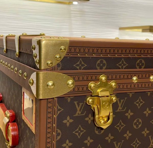 Rương Louis Vuitton LV Malle Haute 110 Rep 11 Họa Tiết Monogram Màu Nâu 112x72x63 (2)