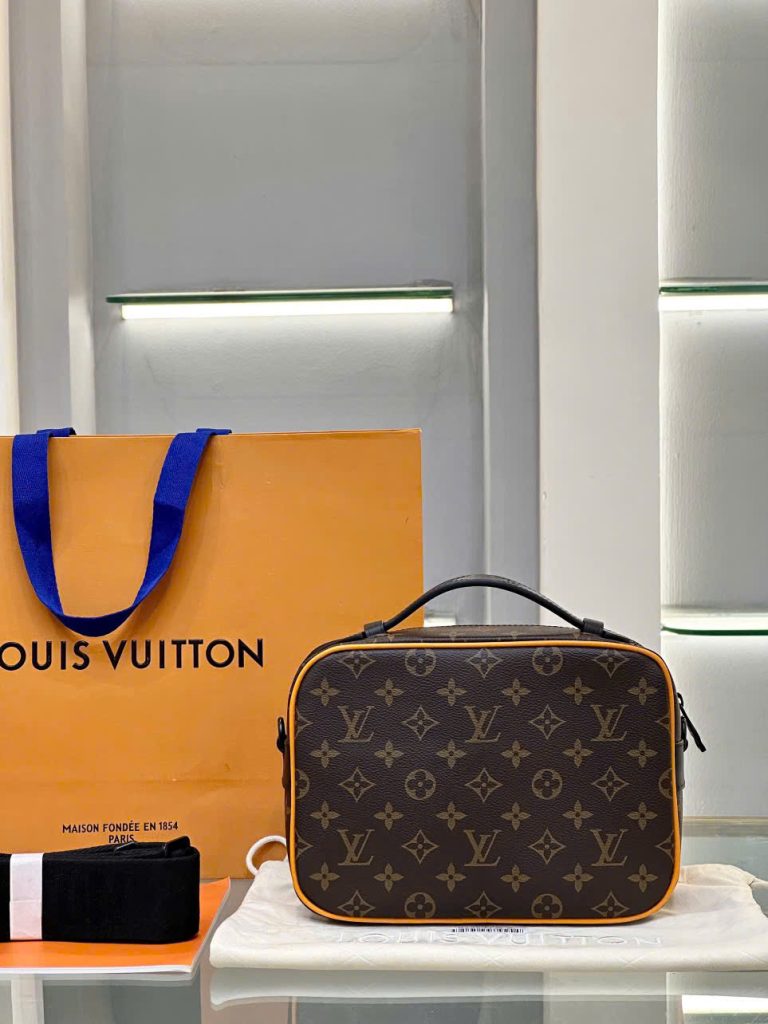 Túi Nam Đeo Chéo Louis Vuitton LV S-Lock Messenger Radiant Sun Màu Nâu Siêu Cấp 22x12x8cm (2)