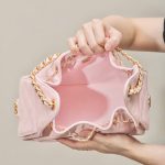 Túi Xách Chanel Jennie Siêu Cấp Màu Hồng Dáng Hobo 26cm (2)